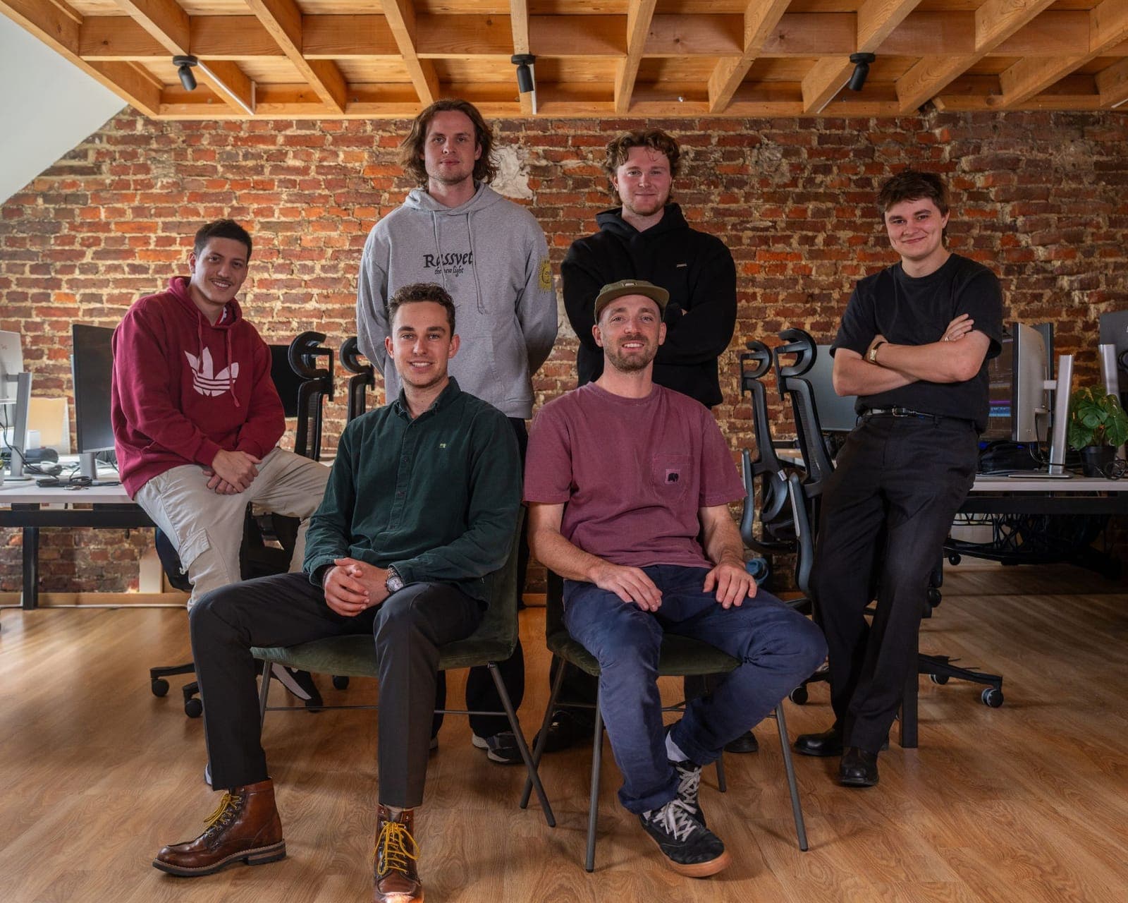 The Contentmaker Agency team together at the office in Hasselt
